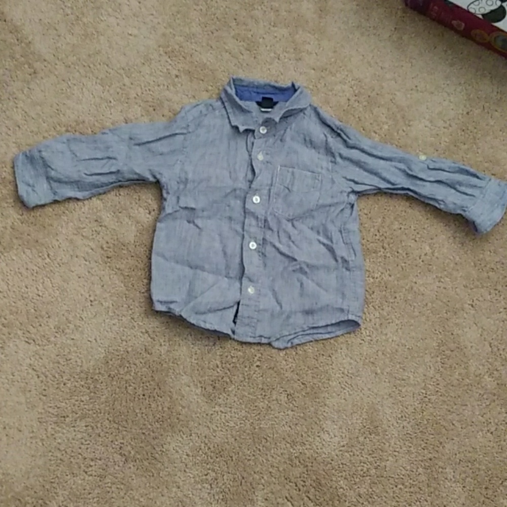 Long Sleeve Button Shirt With Pocket